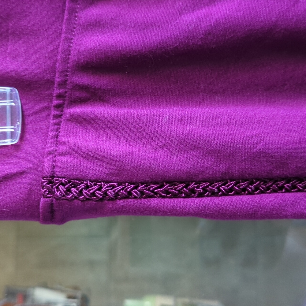 Torrid Ponte Purple Cropped Pants - Picture 5 of 6